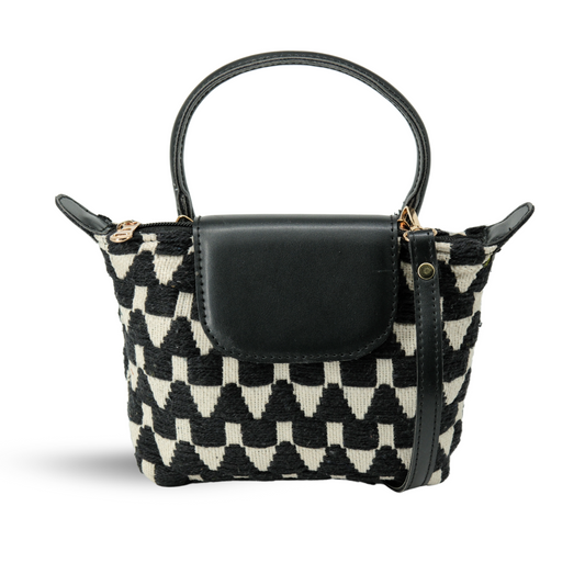 Petit Voyage Sling Bag- Monochrome Black