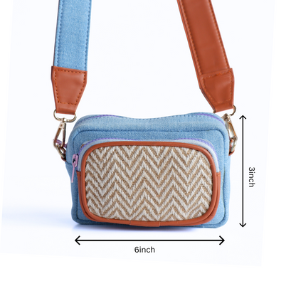 Cambridge Blue Crossbody Bag