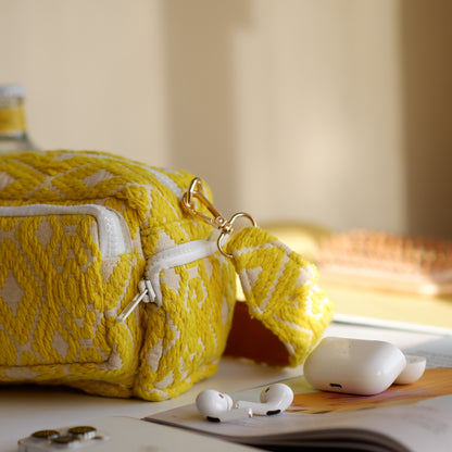 Sunshine Yellow Multi Pocket Sling Bag