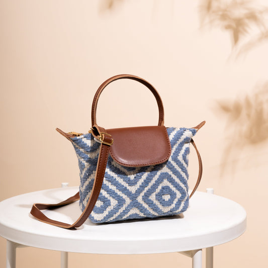 Petit Voyage Sling Bag- Powder Blue