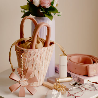 French Meadow Bucket Bag- Misty Rose