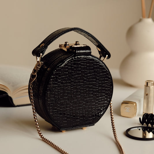 Black Mini Minaudiere