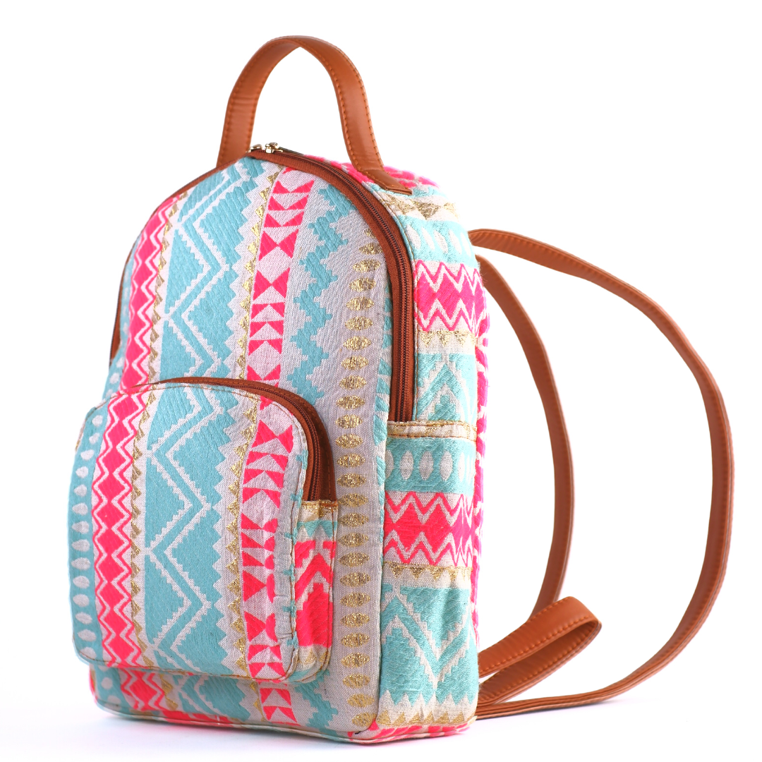 Pink Summer Large Backpack